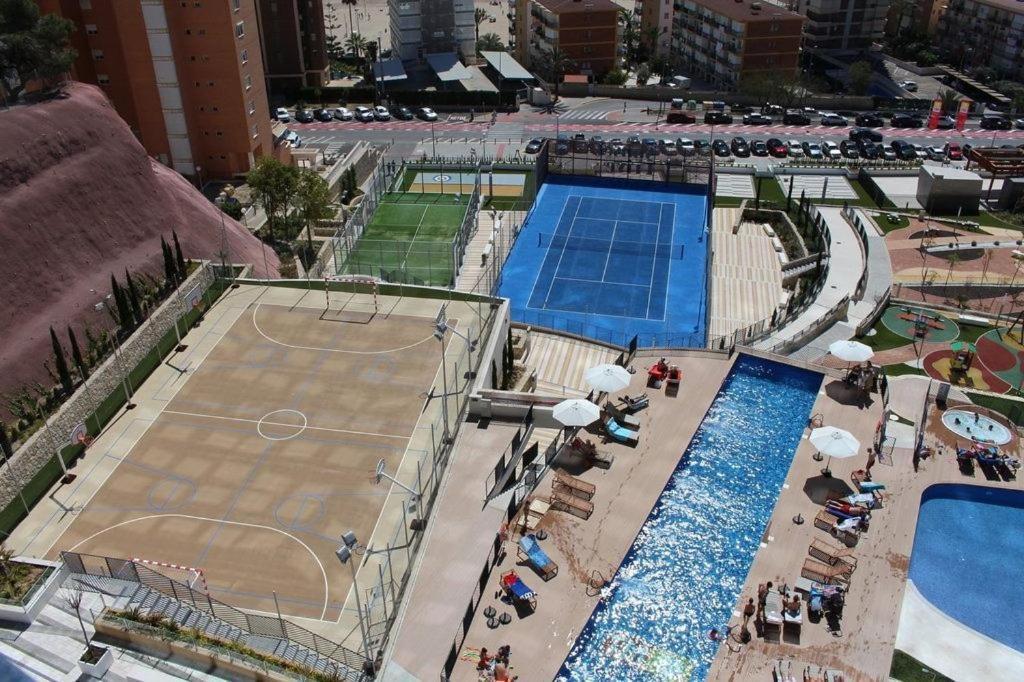 شقة Sunset Drive, Cerca De La Playa Poniente بينايدورم المظهر الخارجي الصورة